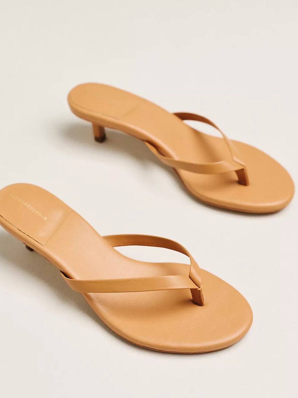 By Anthropologie Flip-Flop Kitten Heels
